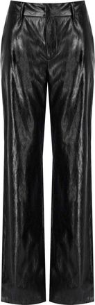 Federica Tosi PANTALONE EFFETTO PELLE NERO FEDERICA TOSI