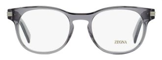 Ermenegildo Zegna EZ5268 Keyhole Bridge Oval Eyeglasses - Gray