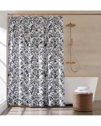 Brooklyn Loom Ava Floral Shower Curtain