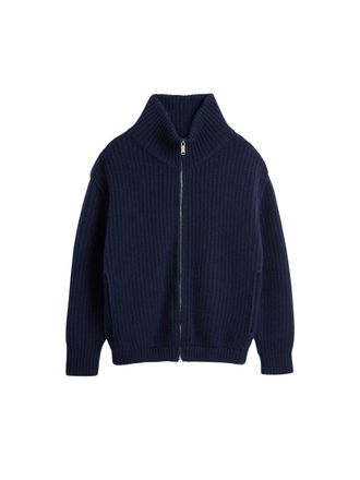 Zanone DV Virgin Wool-Blend Oversized Cardigan