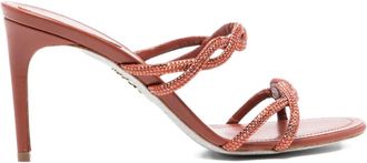 Rene Caovilla Braid sandalen - Bruin