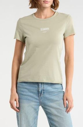 AllSaints Burman Bela Logo Graphic T-Shirt in Abbey Stone Green at Nordstrom Rack, Size X-Small