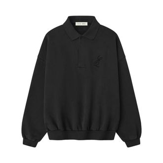 Fear of God Heren, Sweatshirts & Hoodies, Zwart, Maat: L Katoen