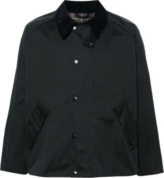 Barbour Transporter press-stud shirt jacket - men - Cotton/Polyamide/Polyester/Polyester - 34 - Blue