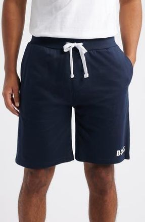BOSS Mens Ease Pajama Shorts in Navy at Nordstrom Rack, Size X-Large
