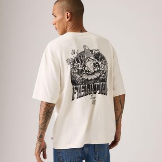 Levi's Half Sleeve Tee - Mens - XL - Beige / Permanent Field Trip Egret