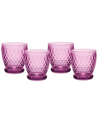 Villeroy & Boch Set Of 4 Boston Berry Dof / Tumblers