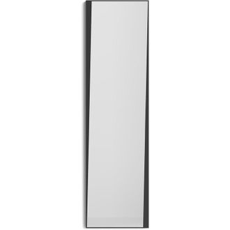 HERDASA Herdasa Espejo De Pared Asim&eacute;trico 167x46, Collecci&oacute;n Looker, En Mdf Chapado En Haya, Y Lacado. Negro