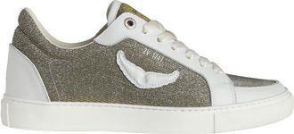 Zadig&Voltaire Fly On Sparkle Leather Sneaker