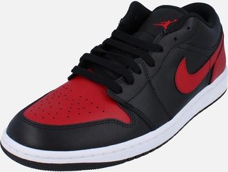 Nike Mens Nike Air Jordan 1 Low Mens Trainers 553558 067 - Black - Size: 10