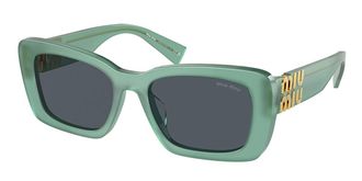 Miu Miu MU07YS Asian Fit 19L09T Womens Sunglasses Green Size 53