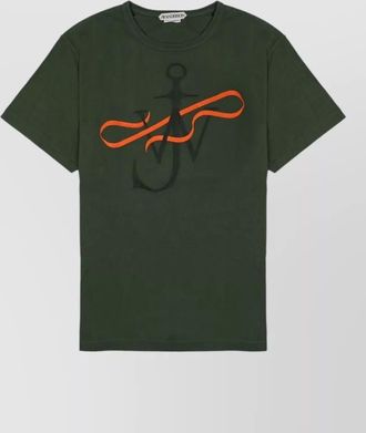 J.W.Anderson logo crew neck graphic print t shirt