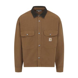 Carhartt Work in Progress Prescott Jacket - Heren - Zomerjassen - Bruin - S - Katoen - Jassen