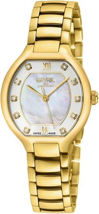Gevril Group Womens Lugano Diamond Watch