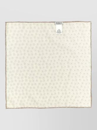 Brunello Cucinelli silk polka-dot pocket square