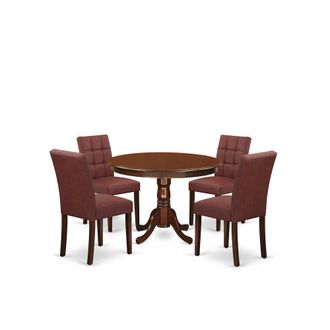 East West Furniture 5 Piece Modern Dining Set contain A Mid Century Modern Dining Table