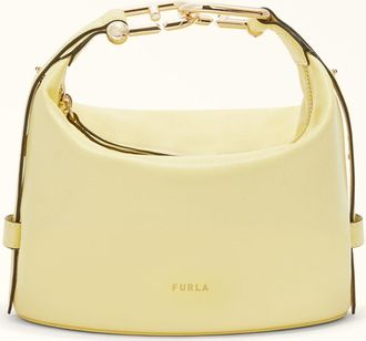 Furla Nuvola Borsa Mini L Freesia Giallo Pelle Di Vitello Claris Lux Donna