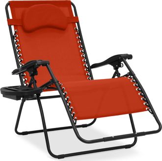 Best Choice Products Oversized Zero Gravity Chair, Folding Outdoor Patio Lounge Recliner w/ Cup Holder