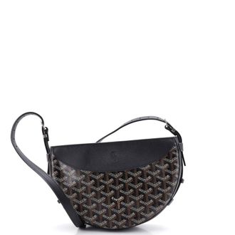 Goyard Hirondelle Shoulder Bag Coated Canvas and Leather
