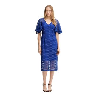 Joseph Ribkoff Dames, Jurken, Blauw, Maat: XL Poliester