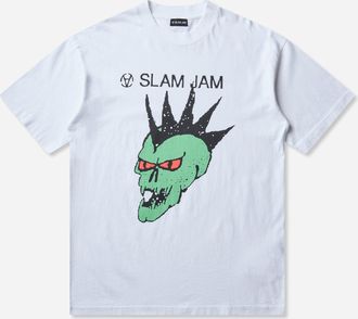 Slam Jam Skull T-Shirt White