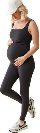 Ingrid & Isabel The Long Black Maternity Active Unitard Jumpsuit at Nordstrom, Size X-Large