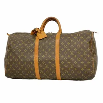 Louis Vuitton Vintage, unisex, Bruin, ONE Size, Pre-owned Weekendtas