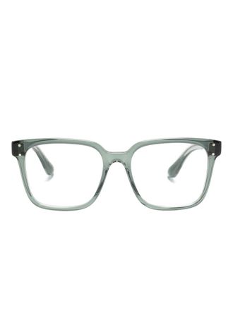 Oliver Peoples Parcell bril met vierkant montuur - Groen