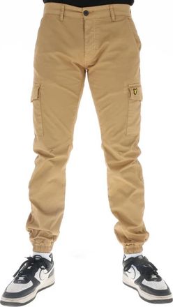 Lyle & Scott Slim-fit Broek - Heren - Slim Fit Broeken - Beige - W32 - Katoen - Broeken