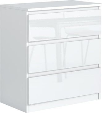 OEM C&oacute;moda De 3 Cajones Blanca Pol