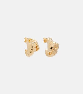 Bottega Veneta 18kt gold-plated sterling silver earrings