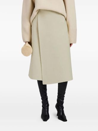 Proenza Schouler Bodhi boucle twill skirt - women - Polyester/Wool/Virgin Wool/Polyamide - 0 - Neutrals