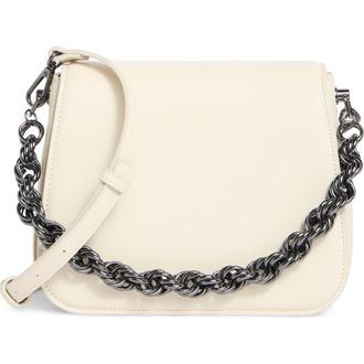 BCBGeneration Twisted Top Handle Saddle Bag in Cloud at Nordstrom Rack