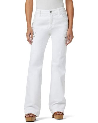 Joe's Joes Jeans Petite White The Frankie Cargo Bootcut Jean
