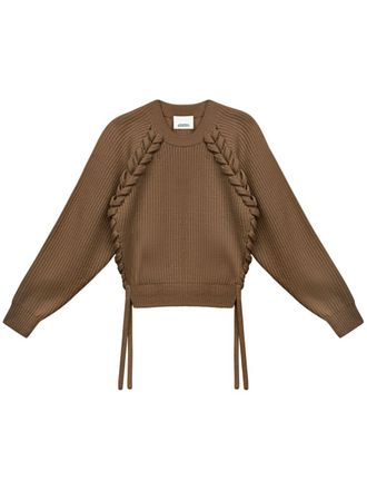 Isabel Marant Noelia trui - Bruin