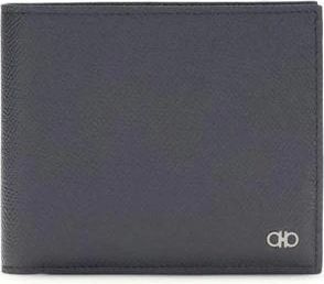 Ferragamo Portafoglio Bi-Fold Gancini - - Accessories - Uomo - Blu - ONE SIZE