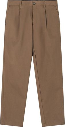 White Sand Sammy Military Twill Pant - Heren - Chinos - Bruin - L - Katoen - Broeken