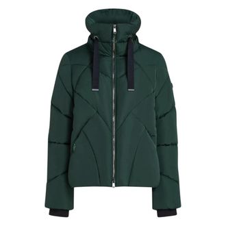 Reset Winter Jackets, female, Green, S, Quilted Green Jacket Sirkka Style