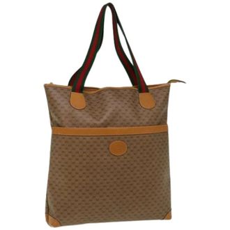 Gucci Bolso tote vintage Pre-owned - Pre-owned - Mujer - Marr&oacute;n - ONE SIZE