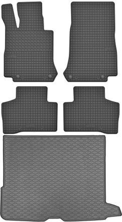 OEM Juego De Alfombrillas De Goma Para Coche Y Maletero Para Mercedes Glc I X253 Suv (2015-2022)