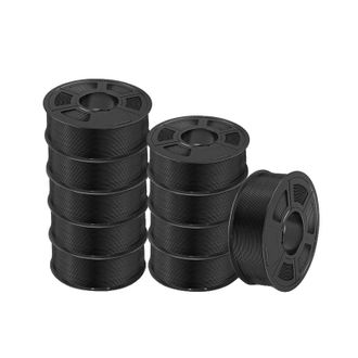 OEM Filamento Para Impresora 3d, Alto Rendimiento, Sin Burbujas, Pla Mate 10 Negro