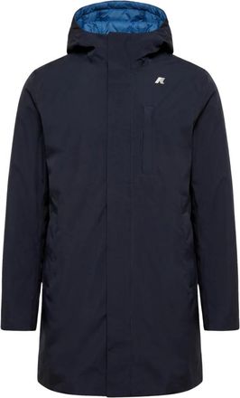 K-Way Duke 3in1 Jas - Heren - Mantels - Blauw - Maat: L Leer