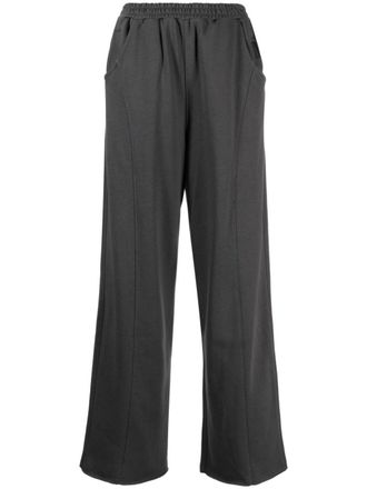 Izzue high-waist straight-leg trousers - Grey