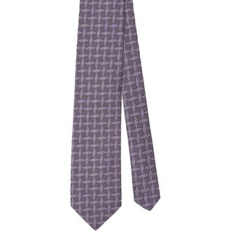 Robert Talbott Robert Diamond Cube Necktie in Purple at Nordstrom