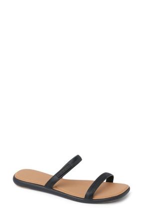 Reef Water Willow Marina Slide Sandal in Black/Tan at Nordstrom, Size 11