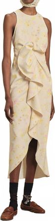 Kika Vargas Liv Dress In Yellow