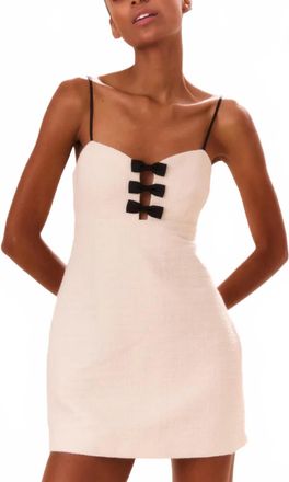 LoveShackFancy Adelaide Mini Dress In Cream