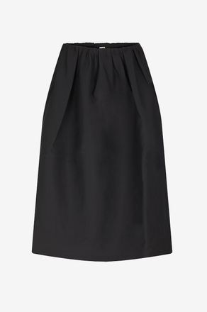 Toteme Langer Rock aus Wolle und Seide