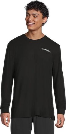 Smartwool Gondola View Long Sleeve Graphic T-Shirts Mens Clothing Black : LG, Cotton/Wool