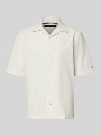 Tommy Hilfiger Relaxed Fit Freizeithemd aus Seersucker-Material in Offwhite, Gr&ouml;&szlig;e XXL